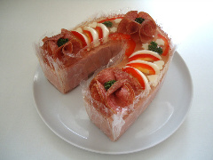 Aspikový dort - podkova